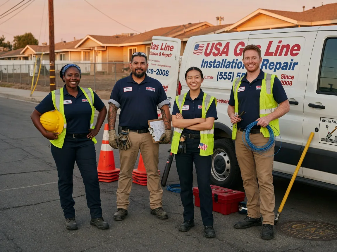 Gas Line Installation company in Bonnie, IL